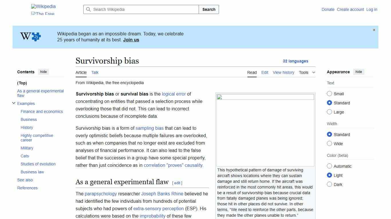 Survivorship bias - Wikipedia